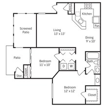 2x1 Morning Glory 0413 floor plan